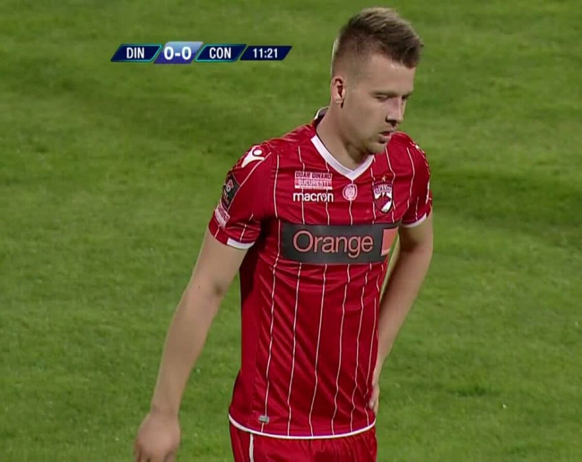 DINAMO - CHIAJNA // FOTO Veste proastă pentru Rednic: Dinamo l-a pierdut pe Klimavicius după doar 12 minute!