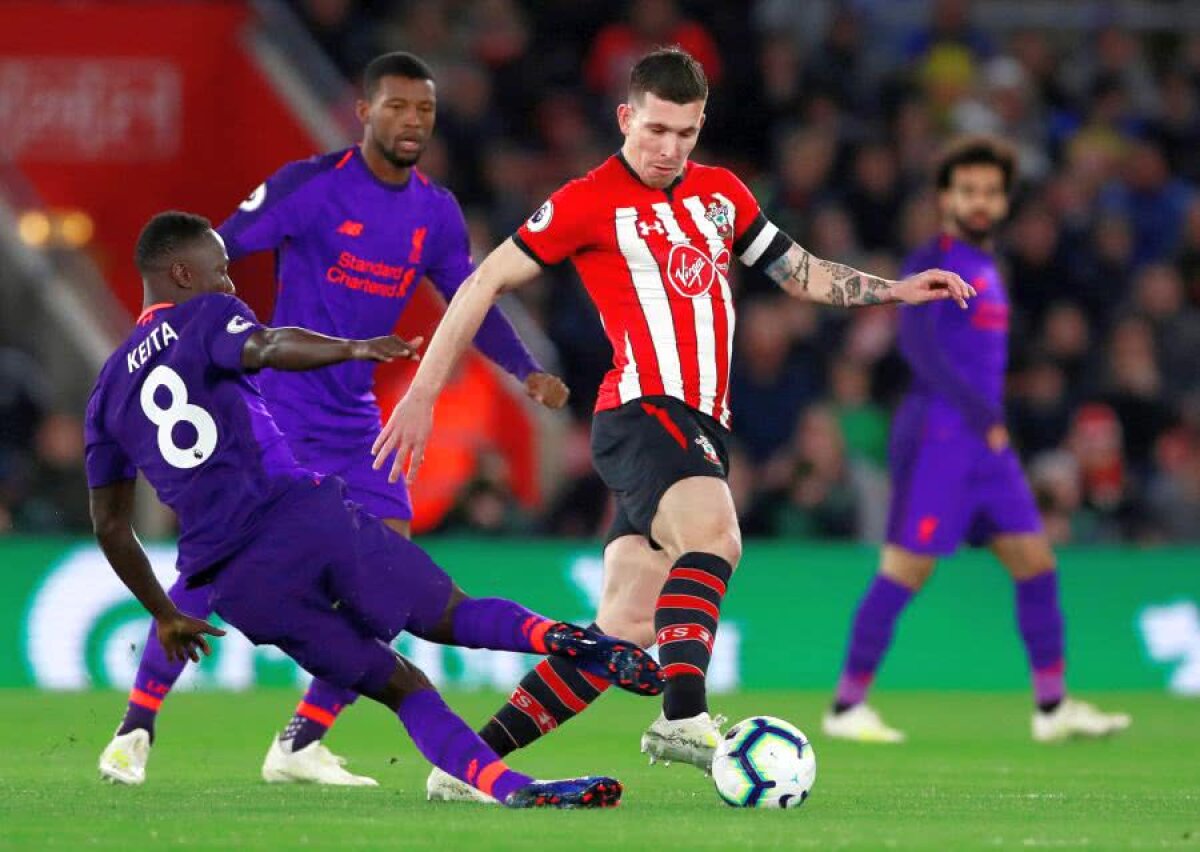 SOUTHAMPTON - LIVERPOOL 1-3 // Liverpool câștigă pe final și revine pe primul loc » Salah, gol după o cursă de 50 de metri 