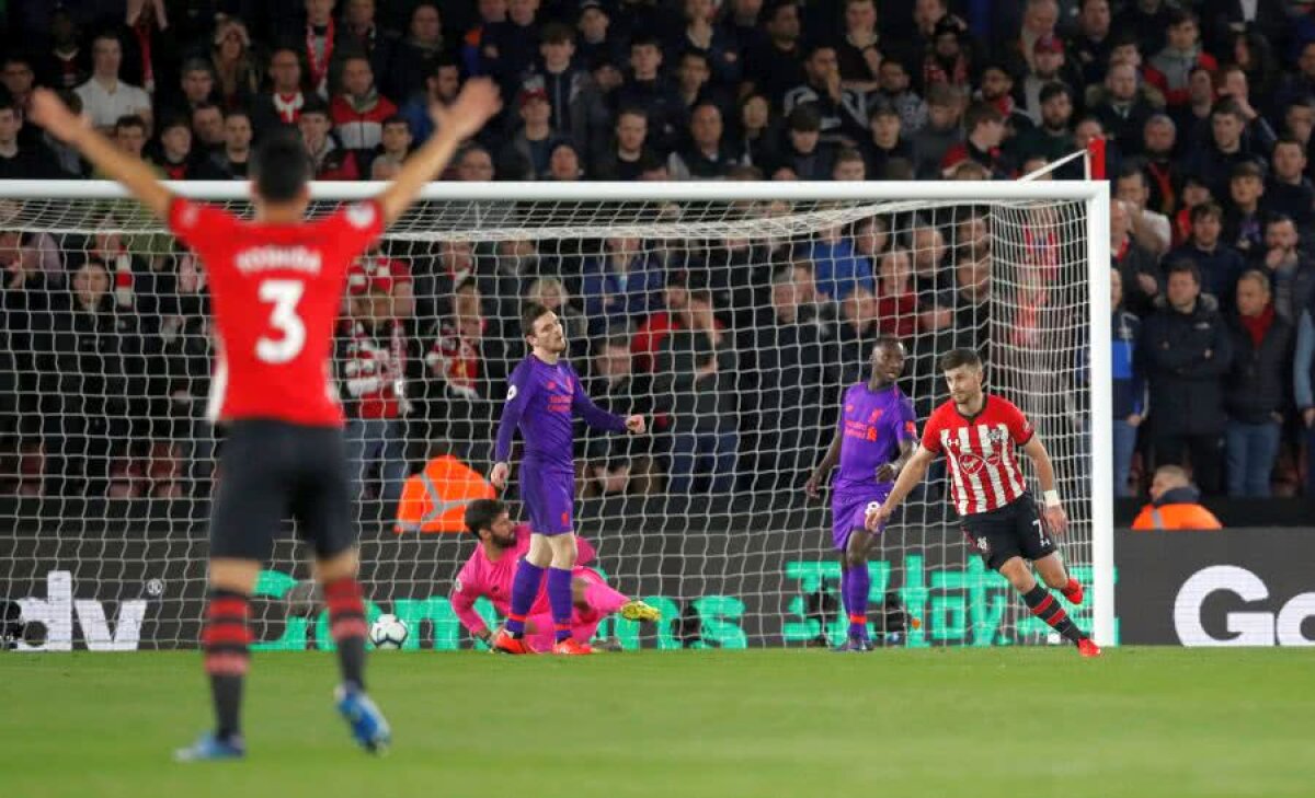 SOUTHAMPTON - LIVERPOOL 1-3 // Liverpool câștigă pe final și revine pe primul loc » Salah, gol după o cursă de 50 de metri 