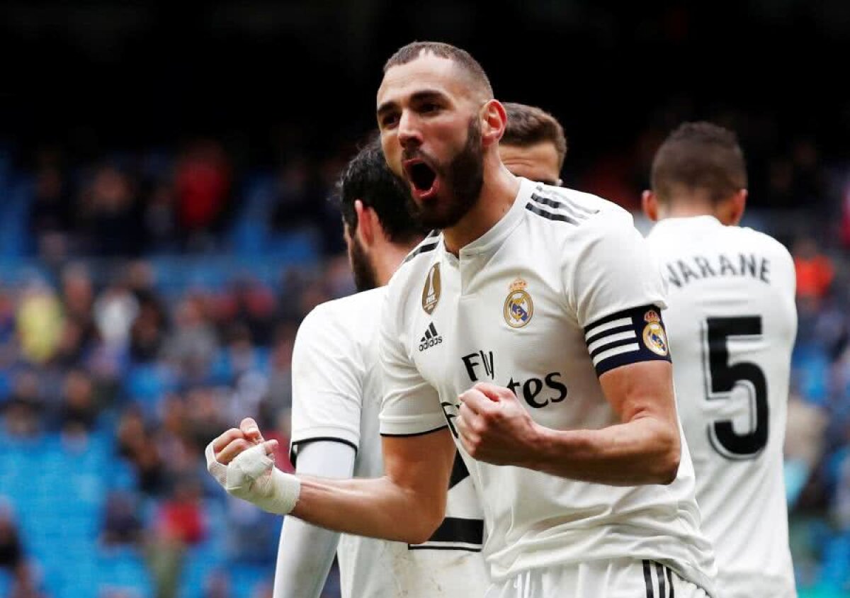 REAL MADRID - EIBAR 2-1 // VIDEO+FOTO Karim Benzema a făcut show: două goluri anulate de VAR, două goluri valabile!