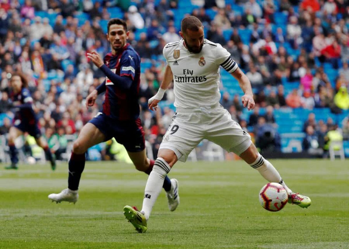 REAL MADRID - EIBAR 2-1 // VIDEO+FOTO Karim Benzema a făcut show: două goluri anulate de VAR, două goluri valabile!