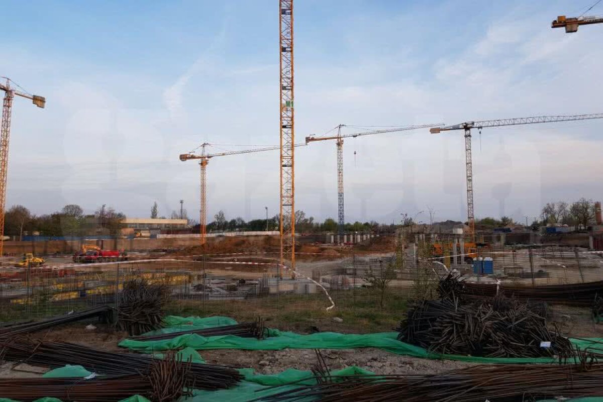 VIDEO+FOTO Am vizitat șantierul din Ghencea: cum arată lucrările pentru noua bijuterie a Stelei