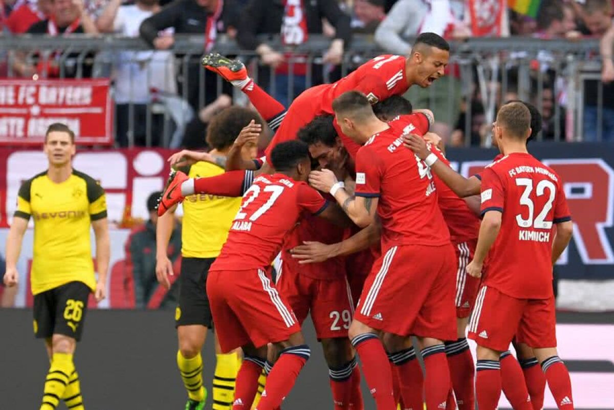 BAYERN - DORTMUND 5-0 // FOTO + VIDEO Lecție de fotbal! Robert Lewandowki & co. au demolat-o pe Borussia Dortmund și au detronat-o din fruntea clasamentului » Cum arată lupta la titlu din Bundesliga