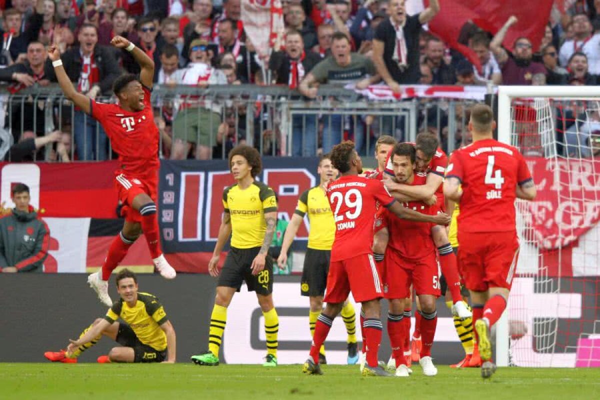 BAYERN - DORTMUND 5-0 // FOTO + VIDEO Lecție de fotbal! Robert Lewandowki & co. au demolat-o pe Borussia Dortmund și au detronat-o din fruntea clasamentului » Cum arată lupta la titlu din Bundesliga