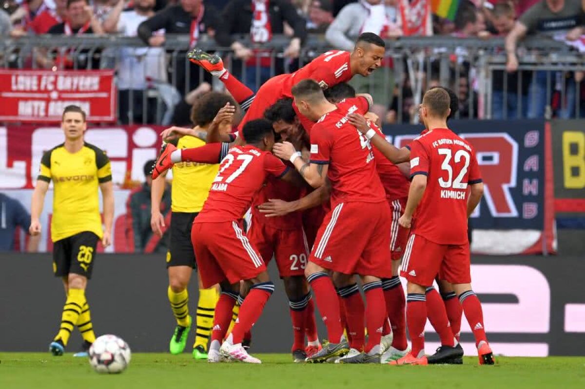 BAYERN - DORTMUND 5-0 // FOTO + VIDEO Lecție de fotbal! Robert Lewandowki & co. au demolat-o pe Borussia Dortmund și au detronat-o din fruntea clasamentului » Cum arată lupta la titlu din Bundesliga