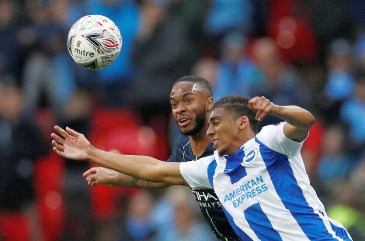 MANCHESTER CITY - BRIGHTON 1-0 // GALERIE FOTO Florin Andone spune adio visului Cupei Angliei! Brighton, eliminată în semifinale de Manchester City