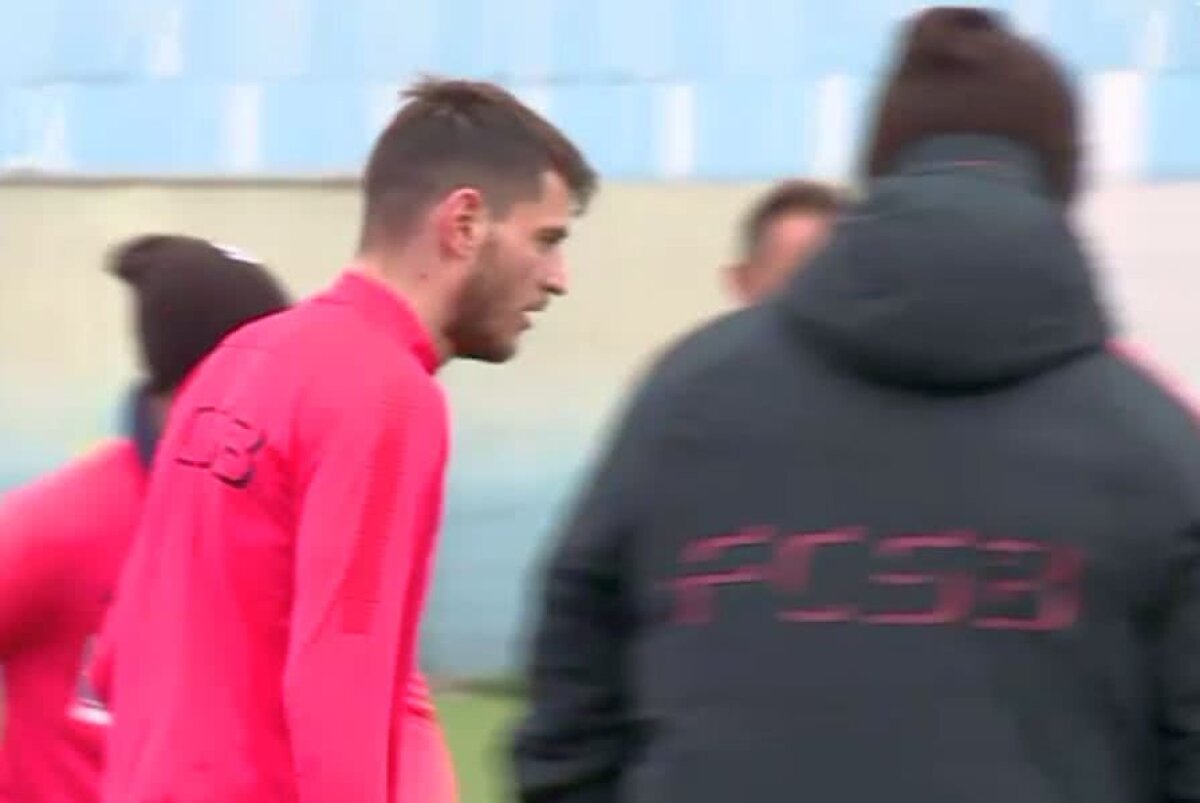 FCSB - SEPSI // VIDEO + FOTO Claudiu Belu, cel mai nou transfer de la FCSB, s-a pregătit azi sub comanda lui Teja » Imagini de la antrenamentul roș-albaștrilor