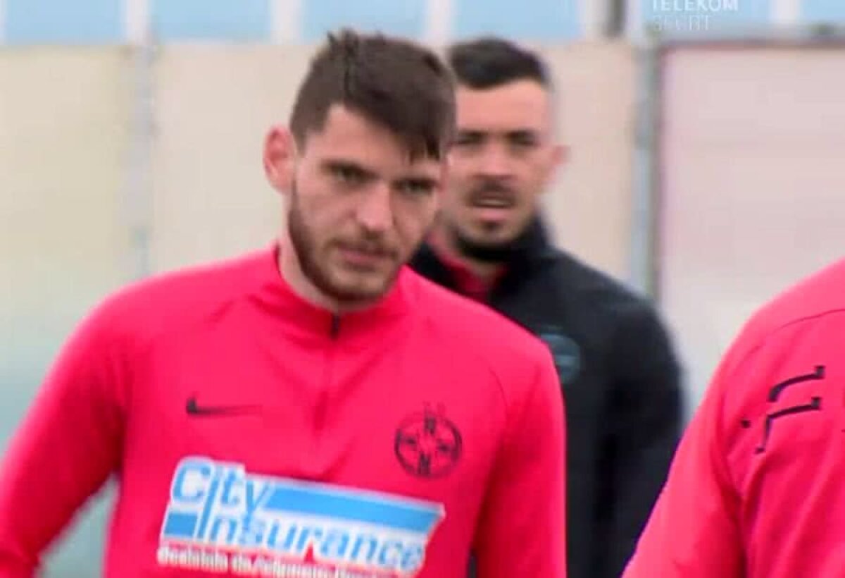 FCSB - SEPSI // VIDEO + FOTO Claudiu Belu, cel mai nou transfer de la FCSB, s-a pregătit azi sub comanda lui Teja » Imagini de la antrenamentul roș-albaștrilor