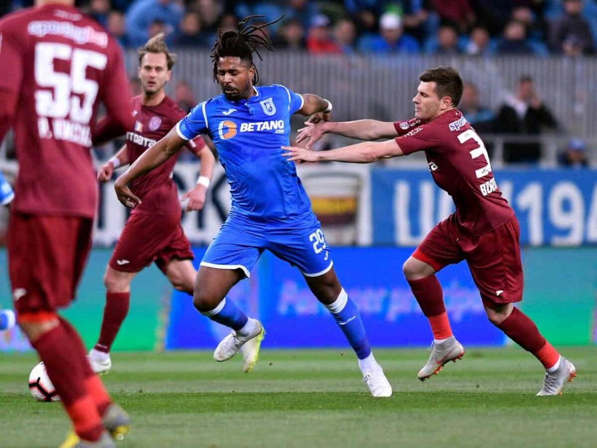 CSU CRAIOVA - CFR CLUJ 0-0 / VIDEO+FOTO Remiză îndârjită între CSU Craiova și CFR Cluj: FCSB își freacă mâinile de bucurie