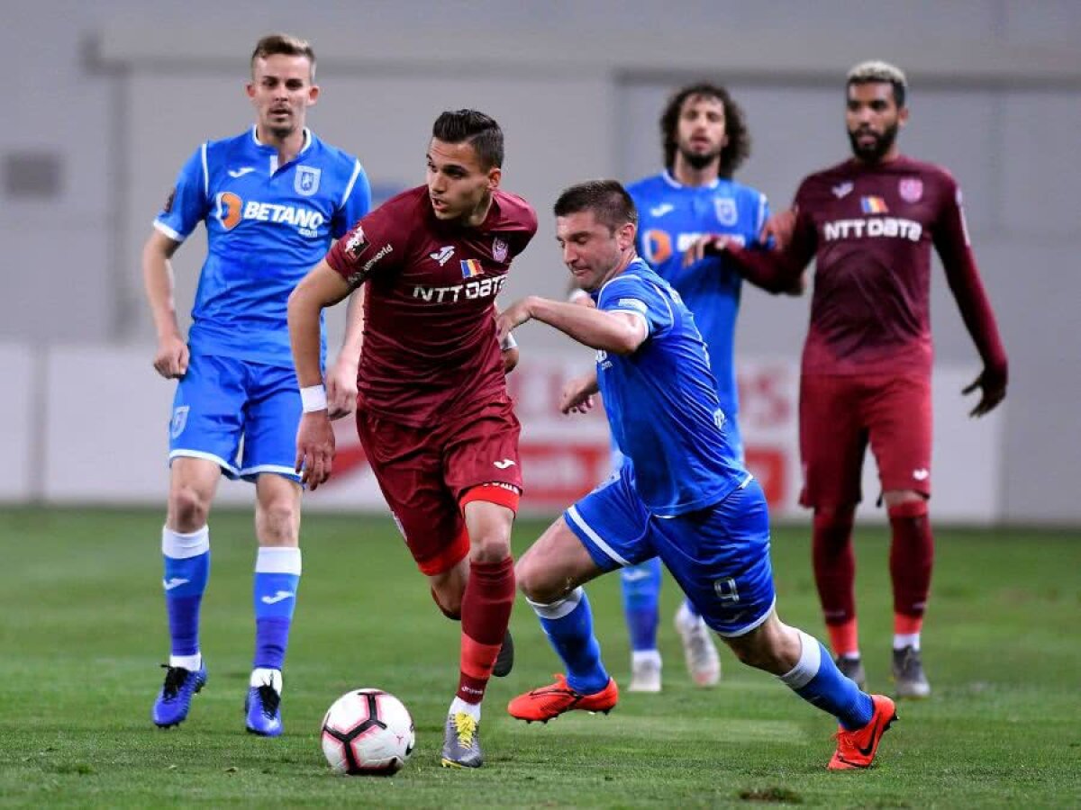 CSU CRAIOVA - CFR CLUJ 0-0 / VIDEO+FOTO Remiză îndârjită între CSU Craiova și CFR Cluj: FCSB își freacă mâinile de bucurie