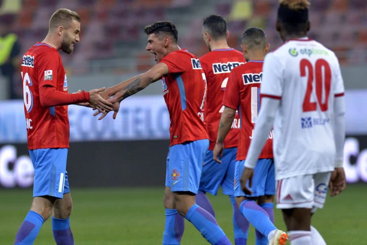 FCSB - SEPSI 2-0 // VIDEO+FOTO Liga 1 fierbe! FCSB învinge Sepsi în 10 minute și e la 3 puncte de CFR înainte de meciul direct