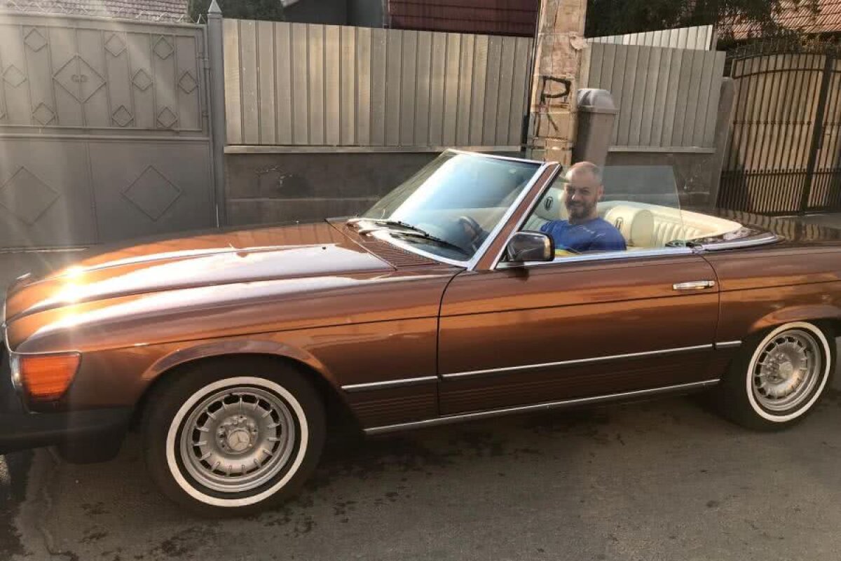 GALERIE FOTO Gest inedit făcut de Cristi Dulca: a cumpărat din New York o mașină de colecție și a personalizat-o cu stema lui U Cluj » „Dăm un tur la promovare”