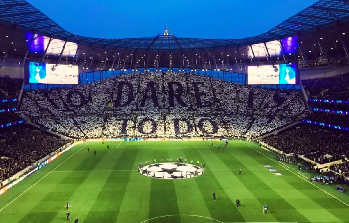 Tottenham - Manchester City // FOTO „Zidul alb” » Scenografie impresionantă pe stadionul de 1 miliard de euro