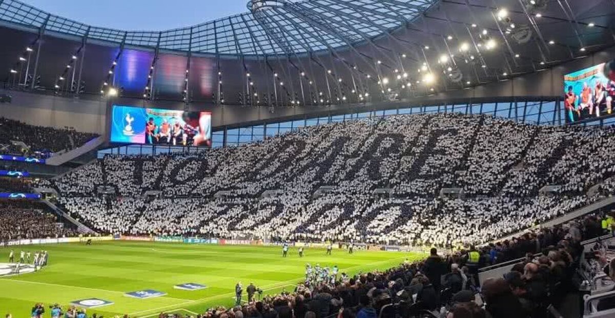 Tottenham - Manchester City // FOTO „Zidul alb” » Scenografie impresionantă pe stadionul de 1 miliard de euro