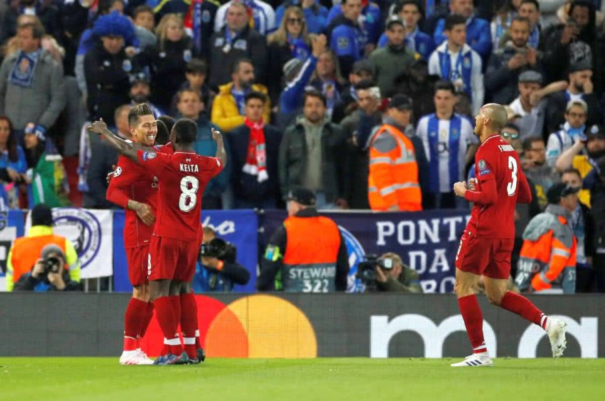 LIVERPOOL - FC PORTO 2-0 // Anfield, iadul „dragonilor”! Liverpool a învins-o la scor de calificare pe Porto în turul „sferturilor” UCL