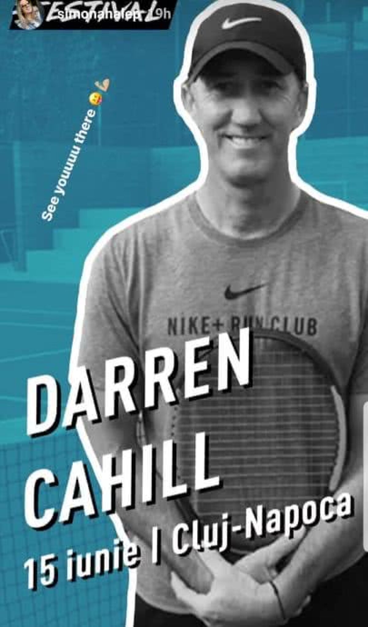 FOTO Simona Halep, prima reacție după ce Darren Cahill a confirmat că vine în România » Schimb de amabilități pe Instagram: „Revin în a doua mea casă”