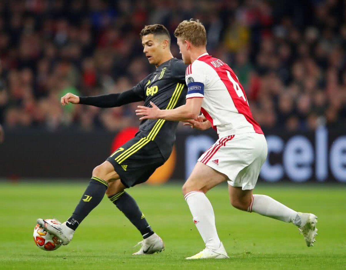 AJAX - JUVENTUS 1-1 // VIDEO+FOTO » Necruţător în ArenA cu "lăncierii"! Golul lui Cristiano Ronaldo îi avantajează pe italieni în returul de la Torino