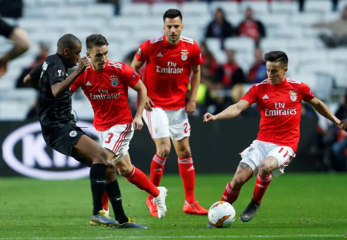 „SFERTURILE” EUROPA LEAGUE // VIDEO+FOTO Favoritele fac un pas mare spre semifinalele Europa League! Joao Felix, puștiul teribil al fotbalului portughez, a fost omul serii