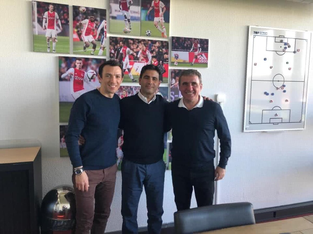 Gică Hagi, întâlnire fructuoasă cu directorul Academiei lui Ajax Amsterdam: „Nu exclud să meargă și un jucător de la Viitorul acolo!”