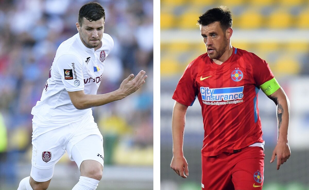 CFR CLUJ - FCSB // Titlul se decide la vraci! Cele două rivale fac eforturi uriașe pentru ca Țucudean și Pintilii să fie pe teren în derby » Fără ei s-au pierdut 40% din puncte!