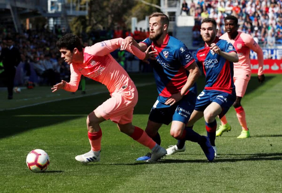 HUESCA - BARCELONA 0-0 // Barcelona, egal pe terenul ultimei clasate din Spania » Cum arată lupta la titlu