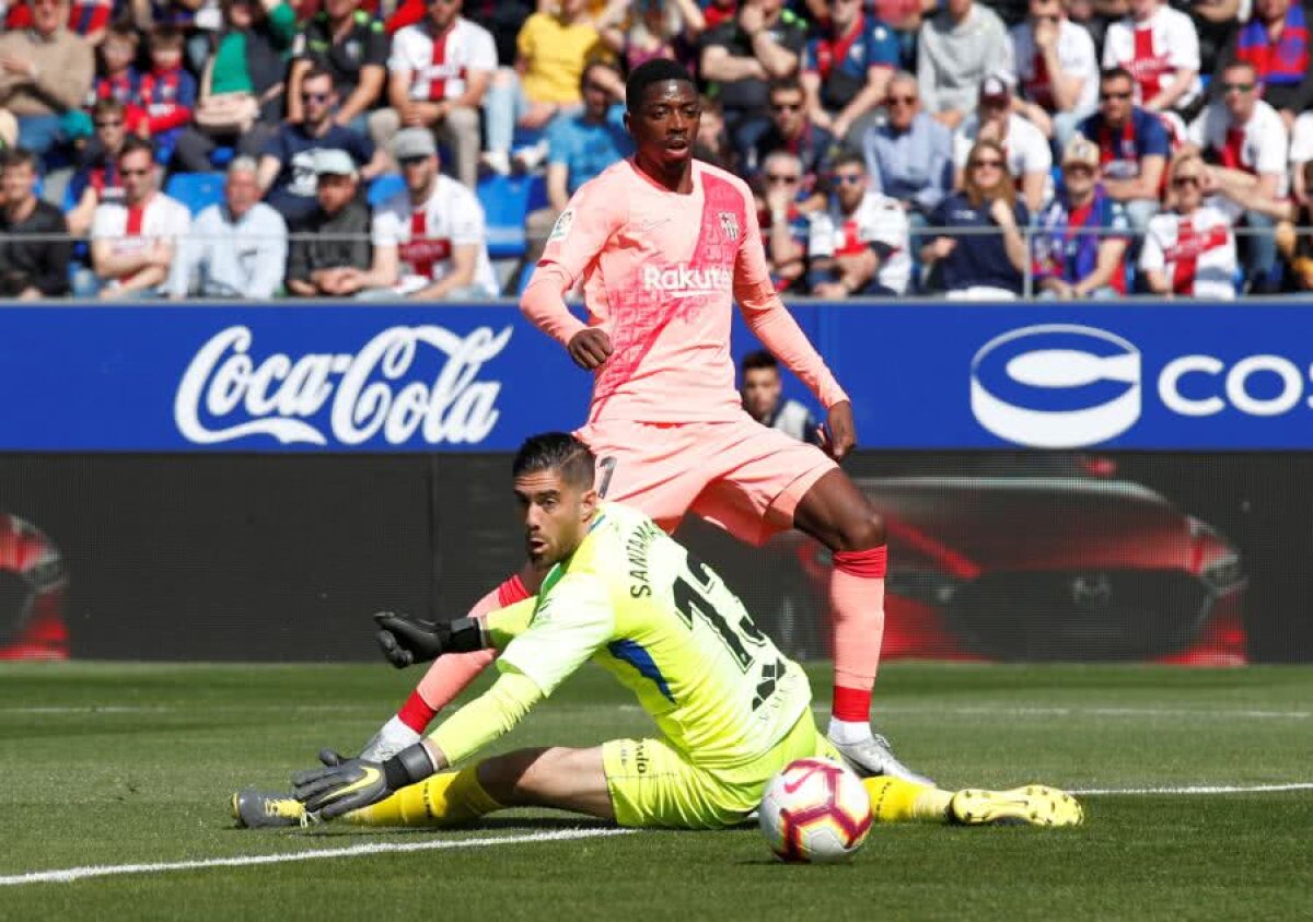 HUESCA - BARCELONA 0-0 // Barcelona, egal pe terenul ultimei clasate din Spania » Cum arată lupta la titlu