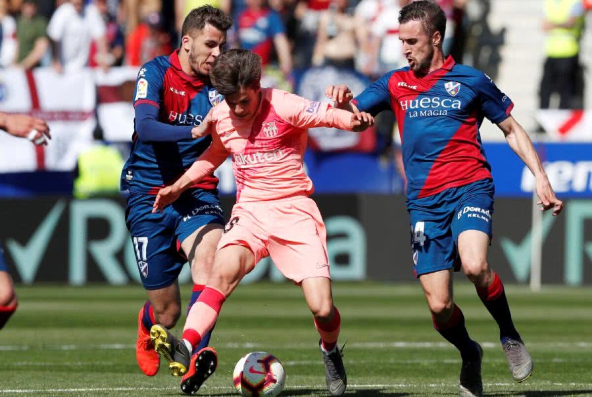 HUESCA - BARCELONA 0-0 // Barcelona, egal pe terenul ultimei clasate din Spania » Cum arată lupta la titlu