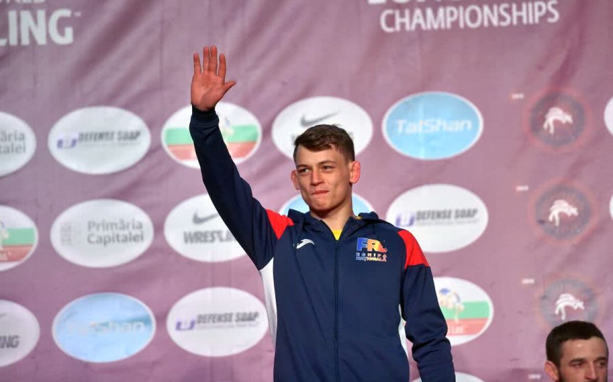 EUROPEANUL DE LUPTE // FOTO Argint tânăr » Florin Tița a fost învins clar în finala categoriei 55 de kilograme a CE de la București + Bronz pentru Alin Alexuc-Ciurariu