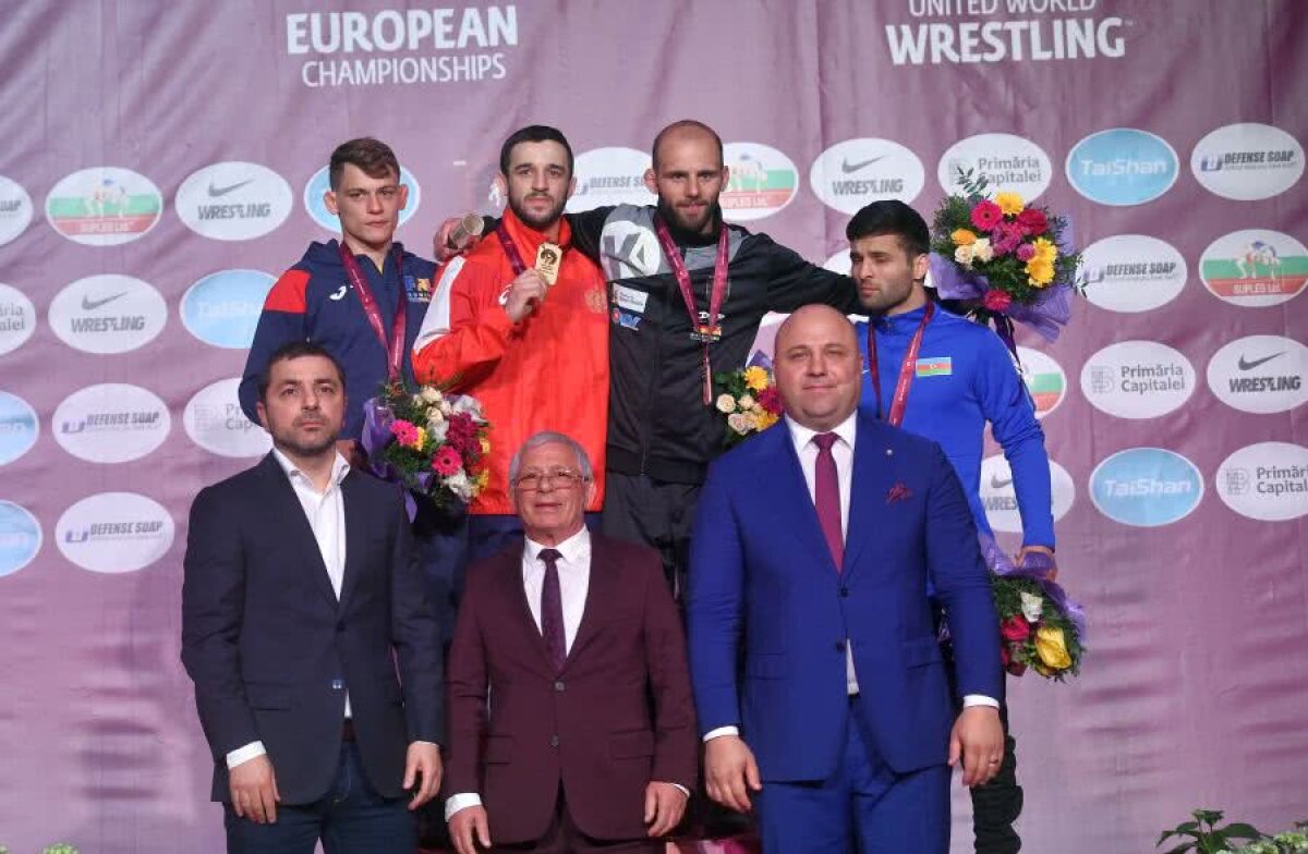 EUROPEANUL DE LUPTE // FOTO Argint tânăr » Florin Tița a fost învins clar în finala categoriei 55 de kilograme a CE de la București + Bronz pentru Alin Alexuc-Ciurariu