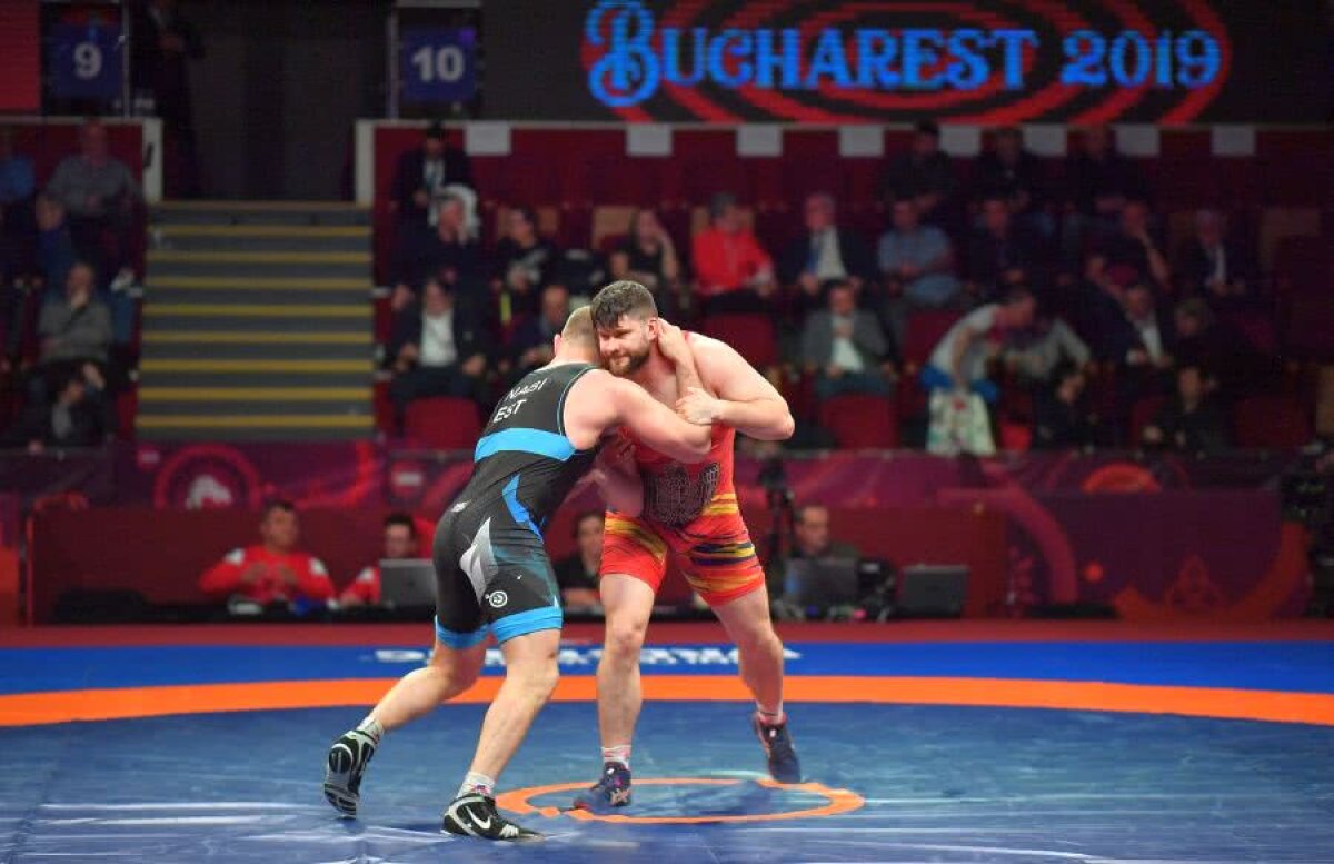 EUROPEANUL DE LUPTE // FOTO Argint tânăr » Florin Tița a fost învins clar în finala categoriei 55 de kilograme a CE de la București + Bronz pentru Alin Alexuc-Ciurariu