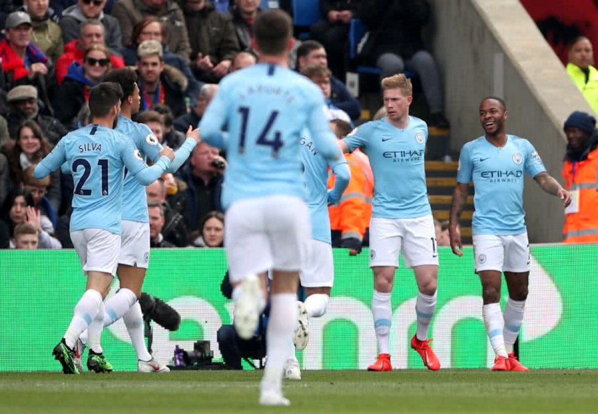CRYSTAL PALACE - MANCHESTER CITY 1-3 // Formația lui Pep Guardiola revine pe primul loc în Premier League!