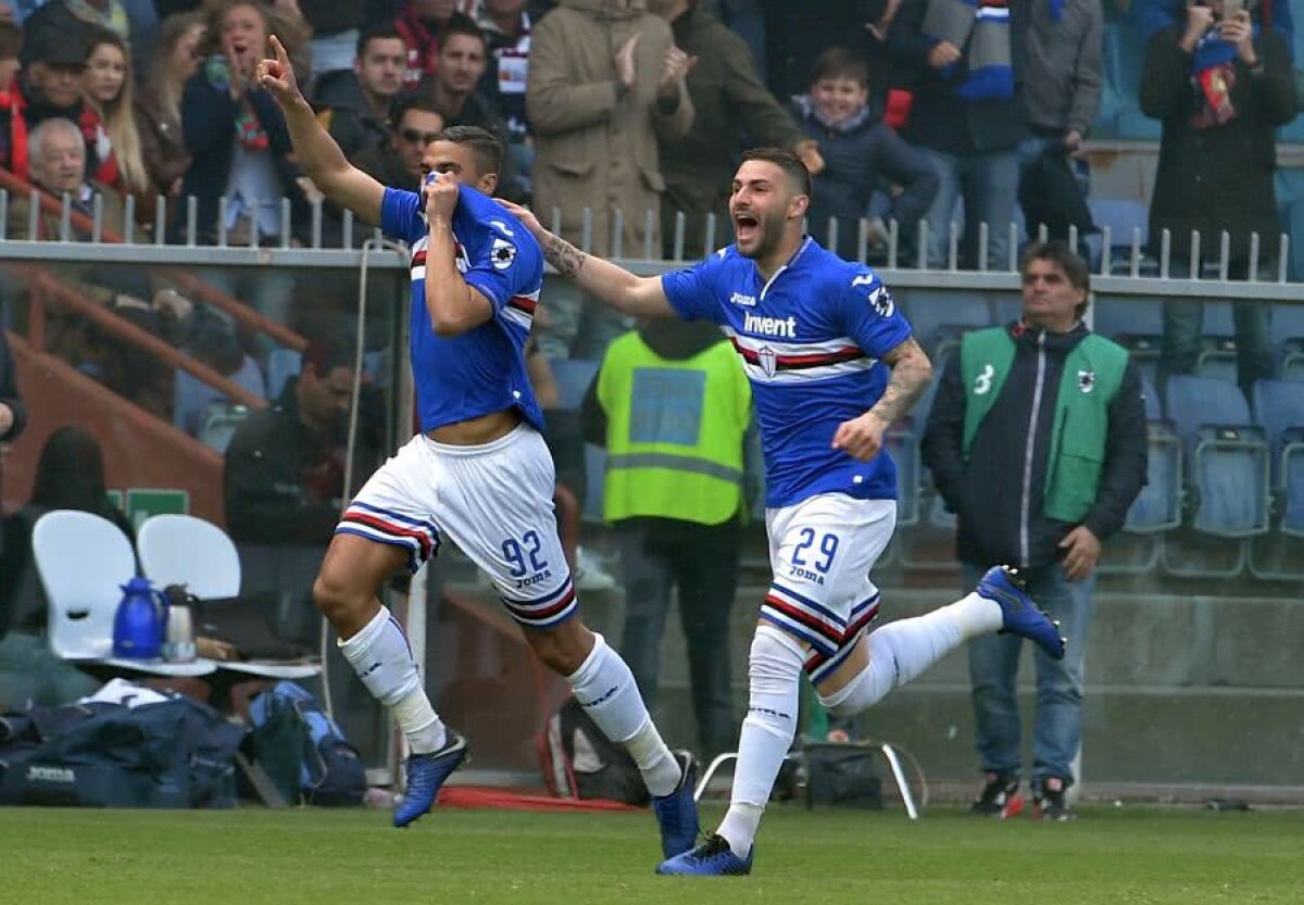 SAMPDORIA - GENOA 2-0 // VIDEO + FOTO Ionuț Radu pierde „Derby della Lanterna” în fața lui Quagliarella