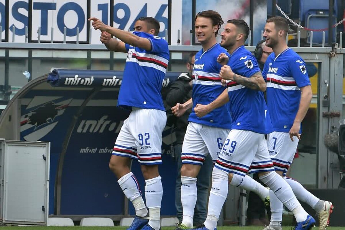 SAMPDORIA - GENOA 2-0 // VIDEO + FOTO Ionuț Radu pierde „Derby della Lanterna” în fața lui Quagliarella