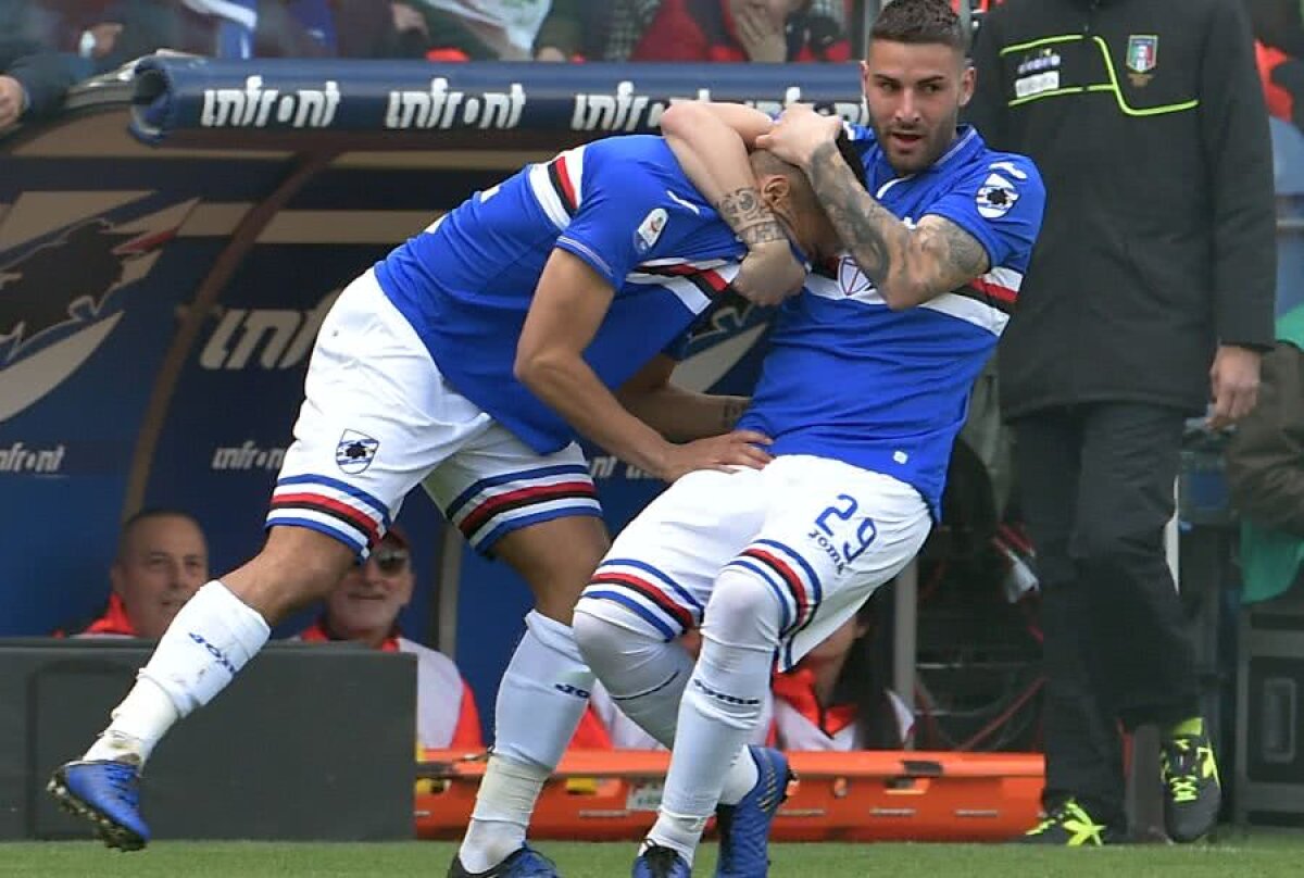 SAMPDORIA - GENOA 2-0 // VIDEO + FOTO Ionuț Radu pierde „Derby della Lanterna” în fața lui Quagliarella