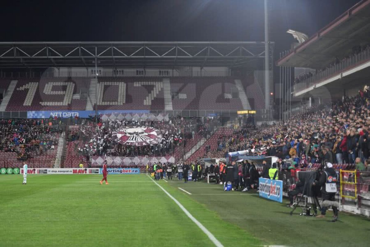 CFR CLUJ - FCSB 0-0 // Scandări xenofobe la Cluj! Peluza Roș-Albastră începuse „războiul” cu mult timp înaintea meciului