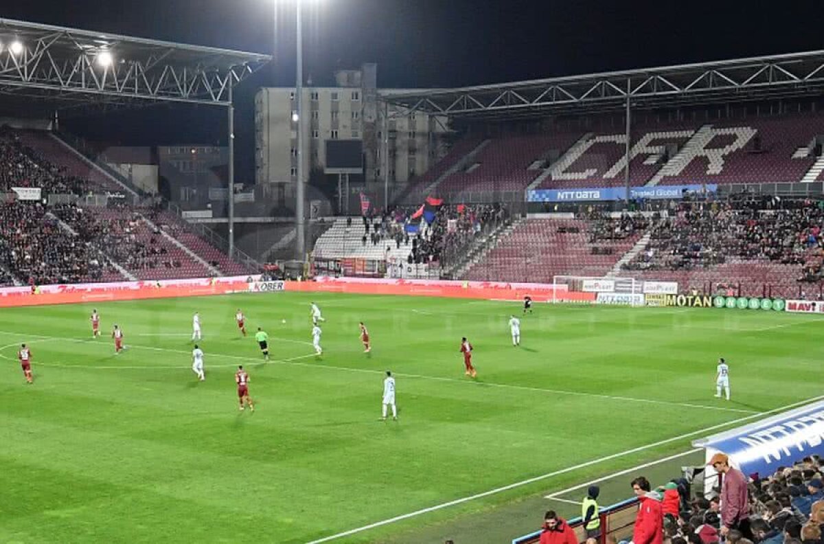 CFR CLUJ - FCSB 0-0 // Scandări xenofobe la Cluj! Peluza Roș-Albastră începuse „războiul” cu mult timp înaintea meciului