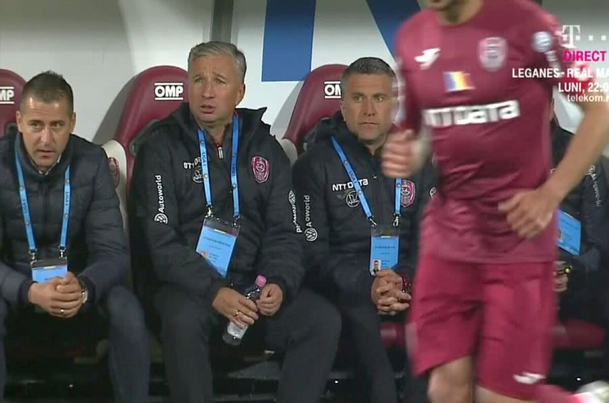 CFR CLUJ - FCSB 0-0 // FOTO Dan Petrescu, vulcan pe banca de rezerve! Criză de nervi în minutul 54