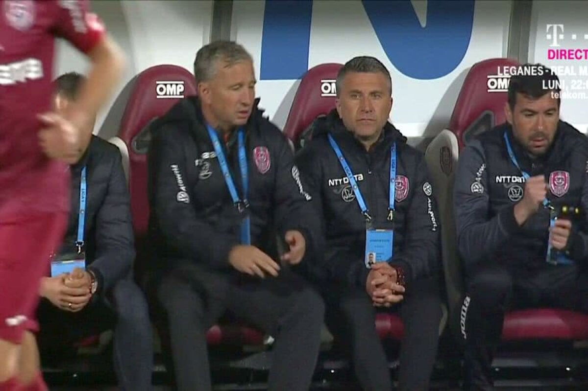 CFR CLUJ - FCSB 0-0 // FOTO Dan Petrescu, vulcan pe banca de rezerve! Criză de nervi în minutul 54