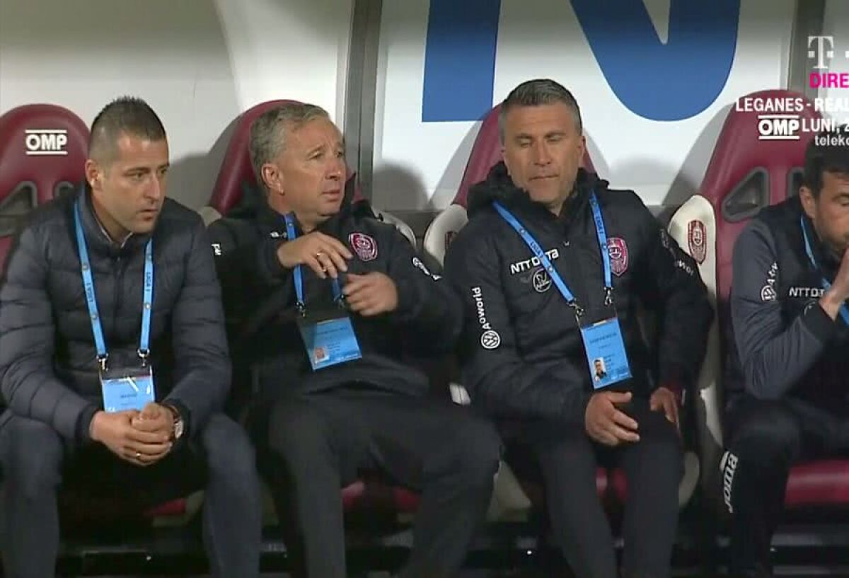 CFR CLUJ - FCSB 0-0 // FOTO Dan Petrescu, vulcan pe banca de rezerve! Criză de nervi în minutul 54