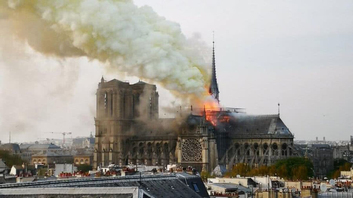 Cathédrale Notre-Dame de Paris // Incendiu major la Catedrala Notre-Dame din Paris!