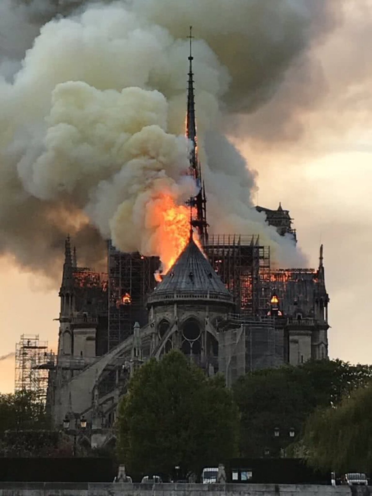 Cathédrale Notre-Dame de Paris // Incendiu major la Catedrala Notre-Dame din Paris!