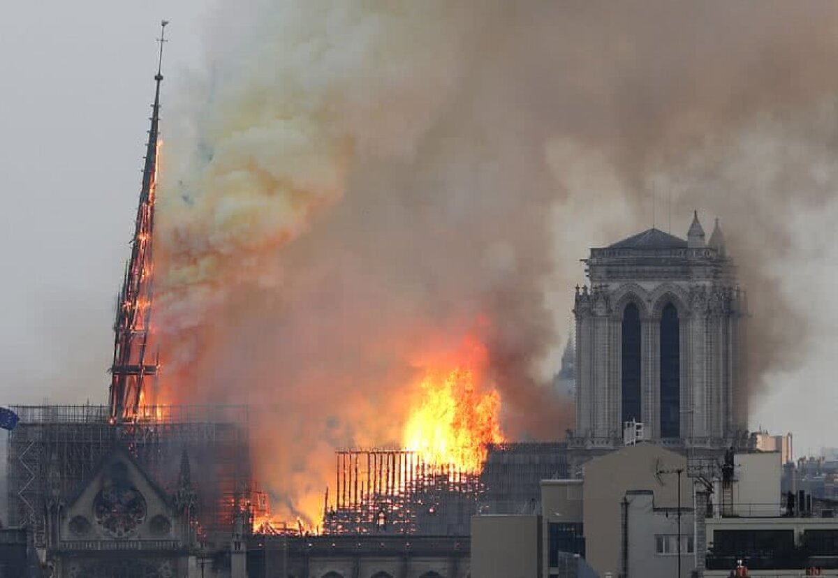 Cathédrale Notre-Dame de Paris // Incendiu major la Catedrala Notre-Dame din Paris!