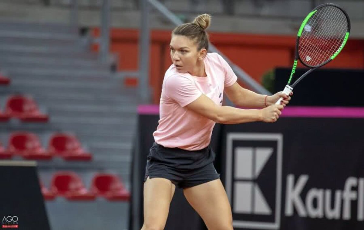 FRANȚA - ROMÂNIA FED CUP // VIDEO + FOTO  Simona Halep și Mihaela Buzărnescu, primele românce care s-au antrenat la Rouen pentru Fed Cup » Care este programul meciurilor