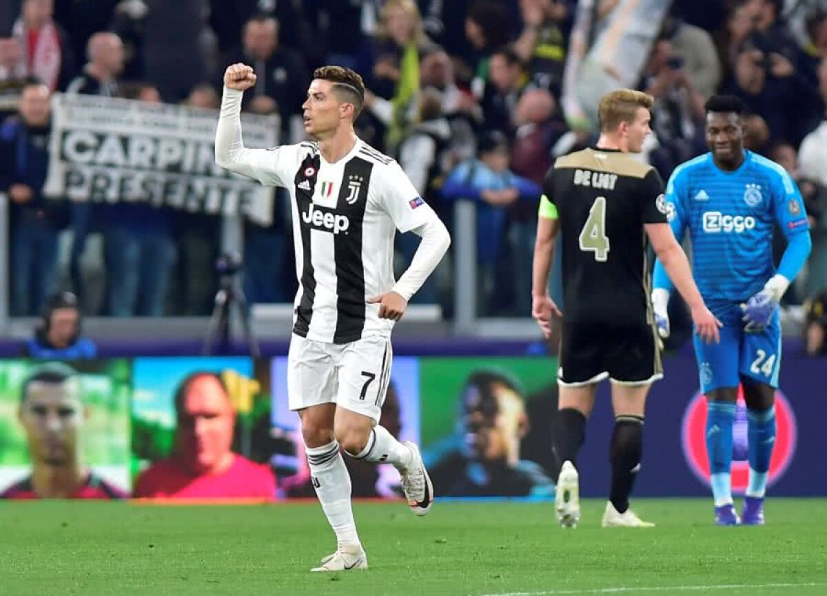 JUVENTUS - AJAX 1-2 » VIDEO+FOTO Revenirea fotbalului total! Cristiano Ronaldo e OUT + Cu cine va juca Ajax în semifinale