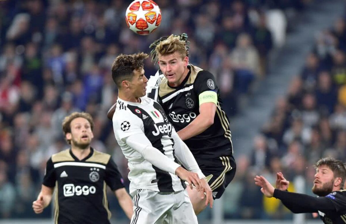 JUVENTUS - AJAX 1-2 » VIDEO+FOTO Revenirea fotbalului total! Cristiano Ronaldo e OUT + Cu cine va juca Ajax în semifinale