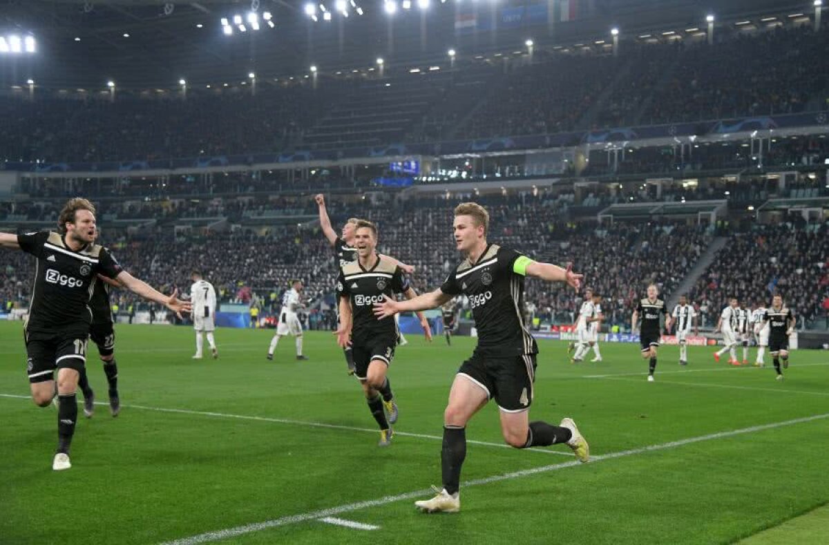 JUVENTUS - AJAX 1-2 » VIDEO+FOTO Revenirea fotbalului total! Cristiano Ronaldo e OUT + Cu cine va juca Ajax în semifinale