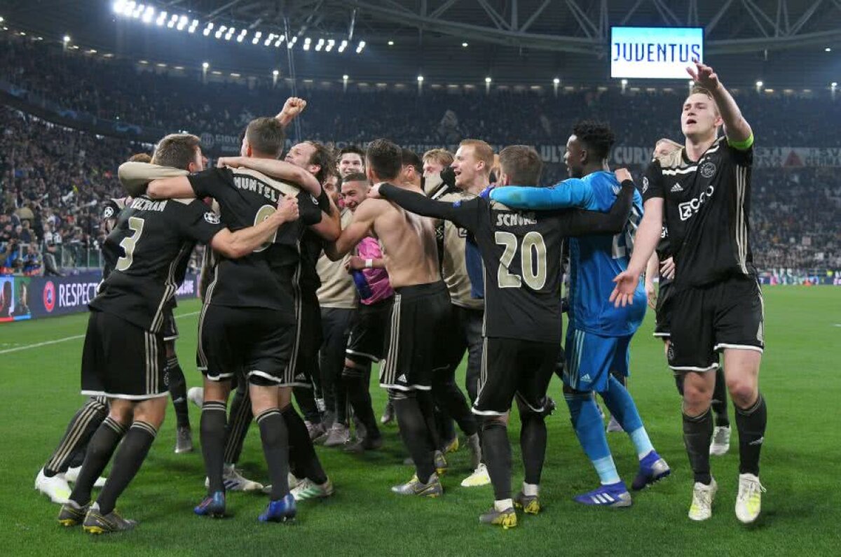 JUVENTUS - AJAX 1-2 » VIDEO+FOTO Revenirea fotbalului total! Cristiano Ronaldo e OUT + Cu cine va juca Ajax în semifinale