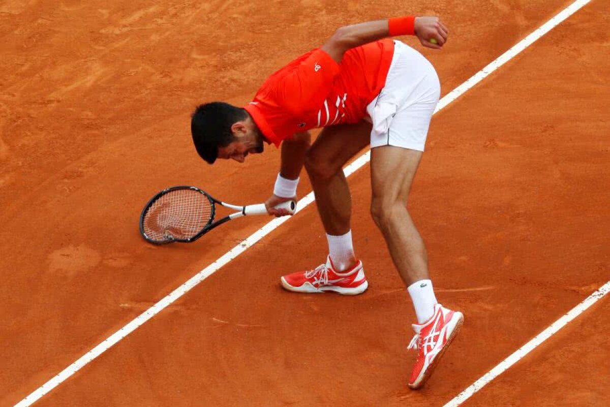 ATP MONTE CARLO // FOTO + VIDEO Novak Djokovic, moment incredibil de furie în duelul la limită cu Philipp Kohlschreiber
