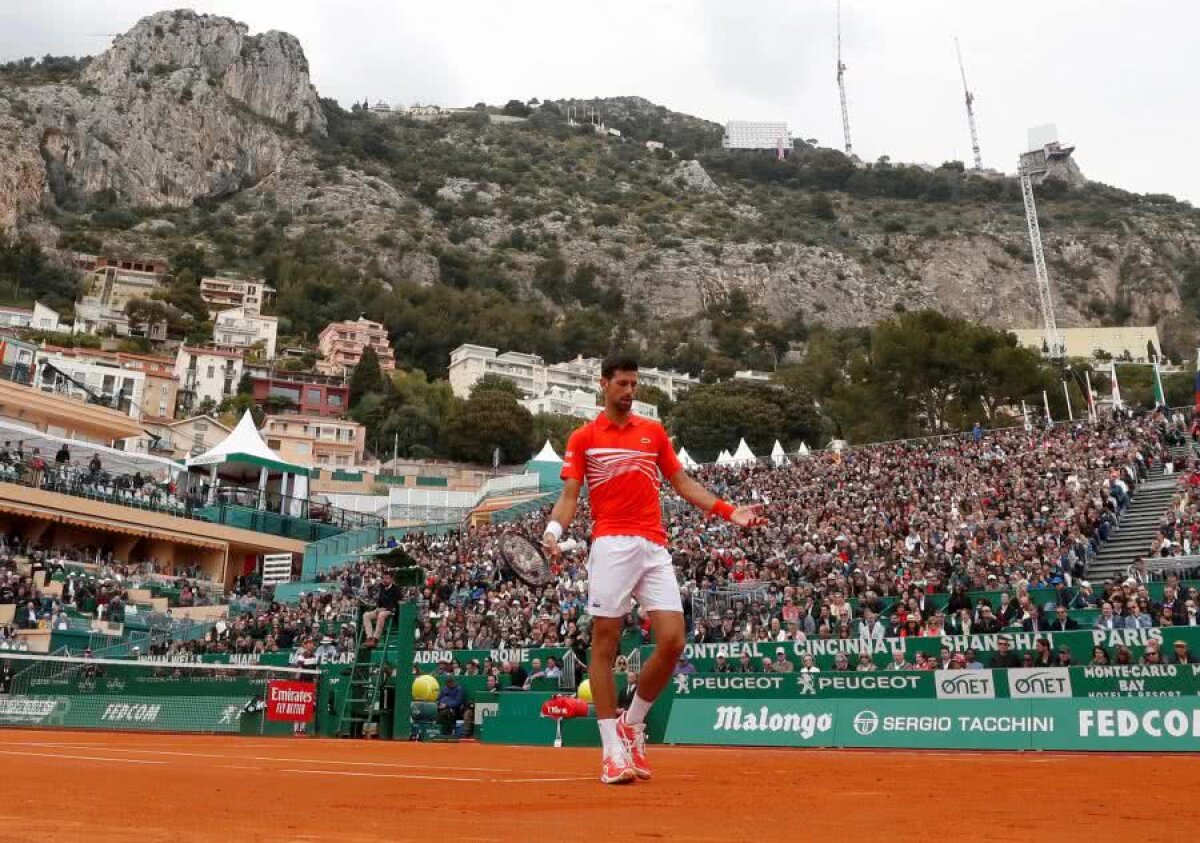 ATP MONTE CARLO // FOTO + VIDEO Novak Djokovic, moment incredibil de furie în duelul la limită cu Philipp Kohlschreiber