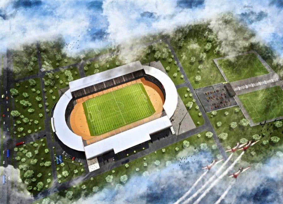 GALERIE FOTO Poli Iași vrea să-și facă superstadion! Cum arată planul inițial: investiție de 48 de milioane de euro